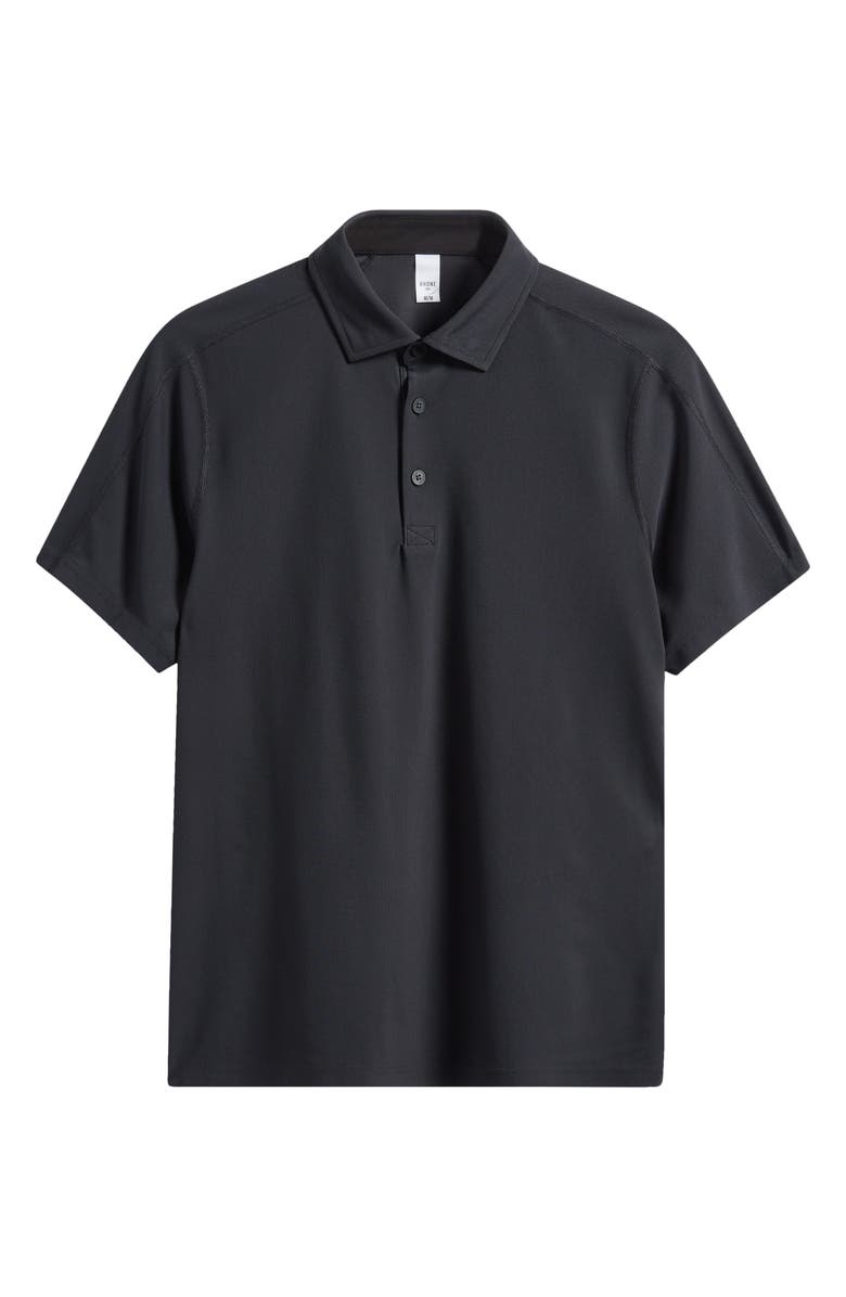 Rhone Regatta Piqué Performance Polo, Alternate, color, Black