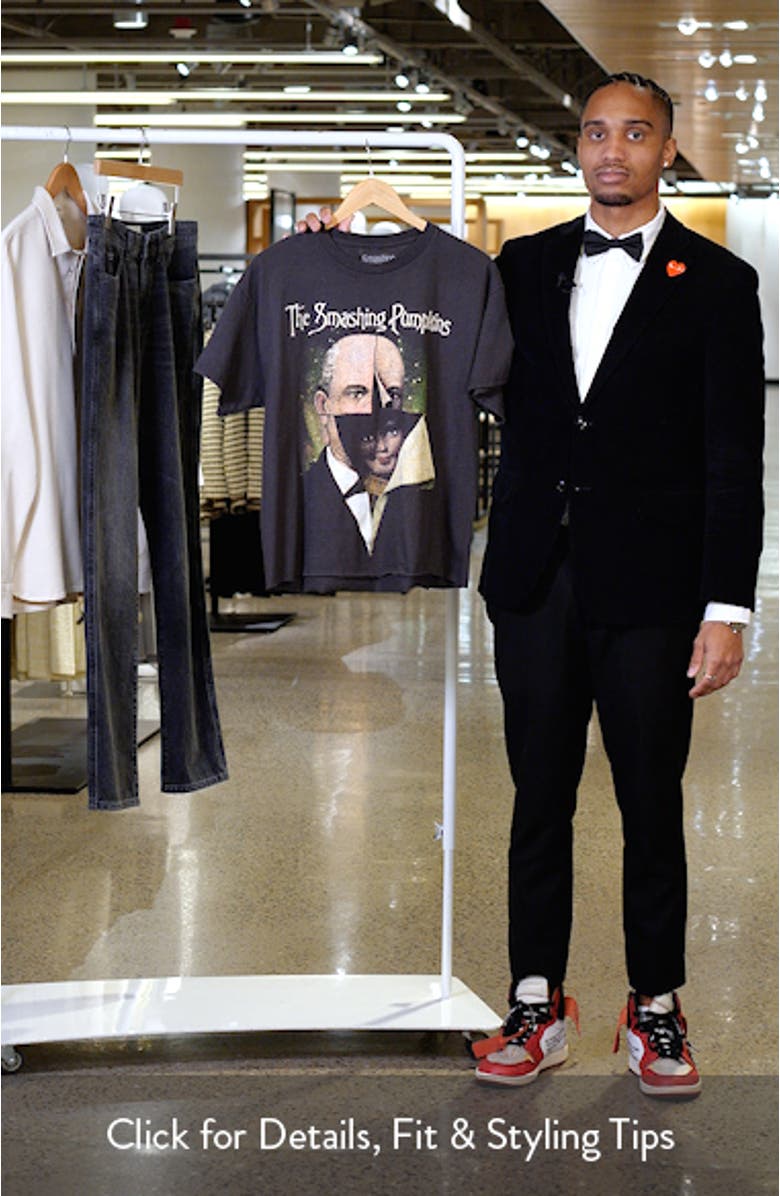 Smashing Pumpkins Peaking Port Crop Graphic T-Shirt, sales video thumbnail