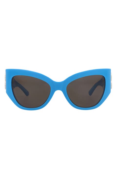 55mm Cat Eye Sunglasses
