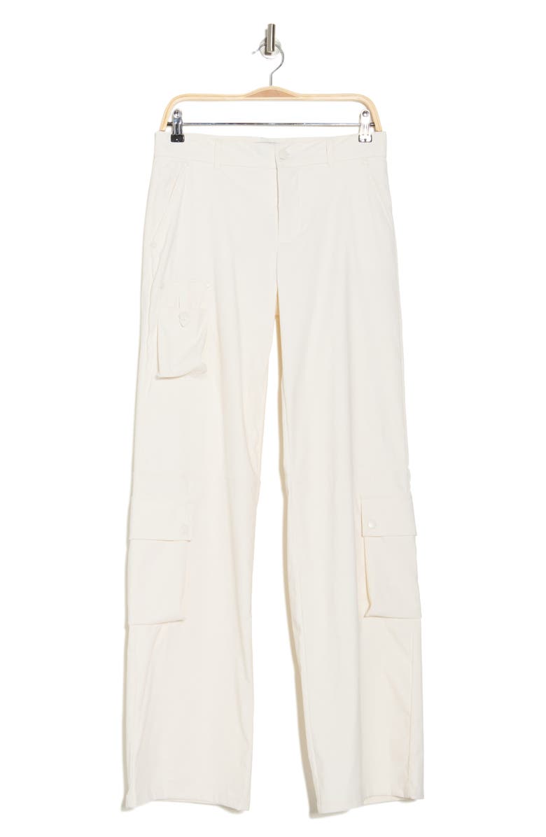 Faith Connexion Stretch Cargo Pants, Alternate, color, Off White