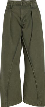 JW Anderson Twisted Seam Pleated Wide Leg Trousers