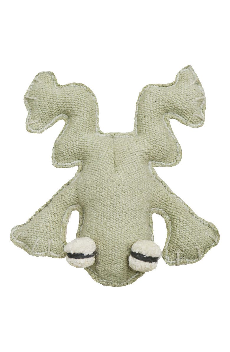 Lorena Canals Kids' Washable Play Rug & Plush Frog, Alternate, color, Botanic