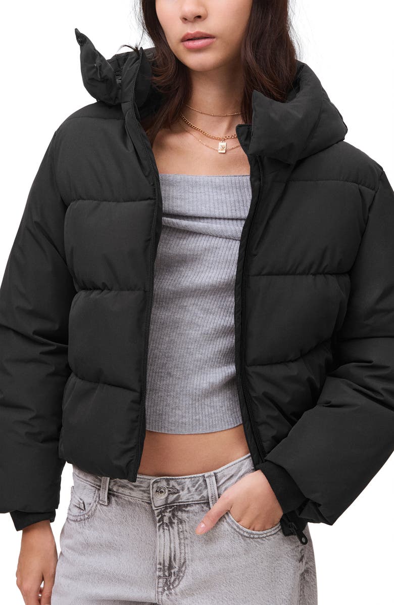 MANGO TEEN Puffer Coat, Main, color,