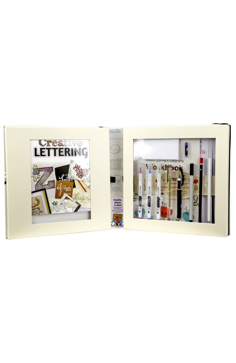Introduction To Creative Lettering Kit Unleash Your Inner Artist, Alternate, color, 