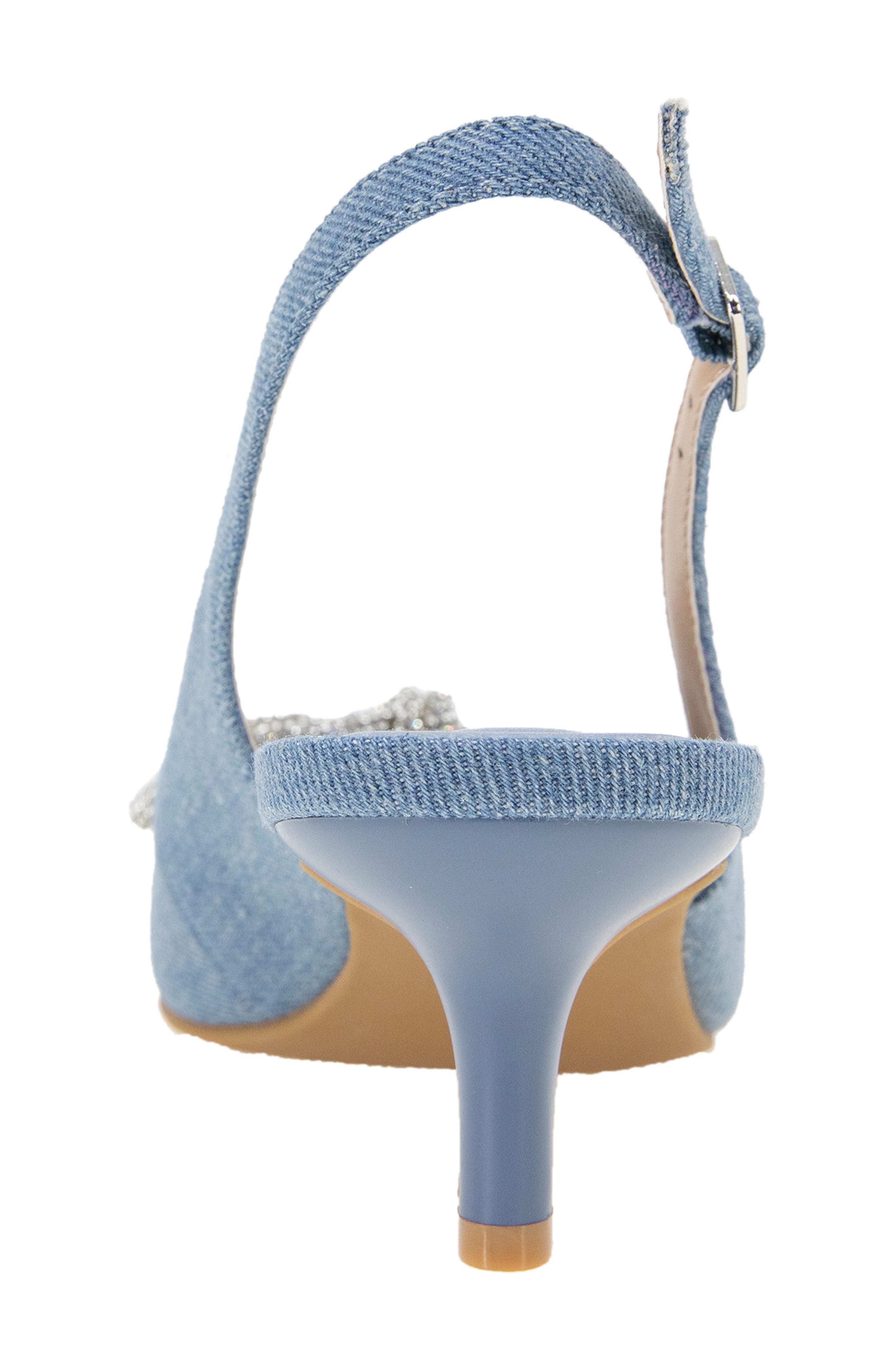 BCBGeneration Donna 2 Slingback Pointed Toe Pump, Alternate, color, Denim