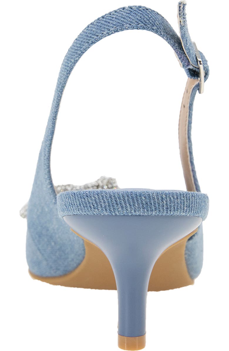 BCBGeneration Donna 2 Slingback Pointed Toe Pump, Alternate, color, Denim