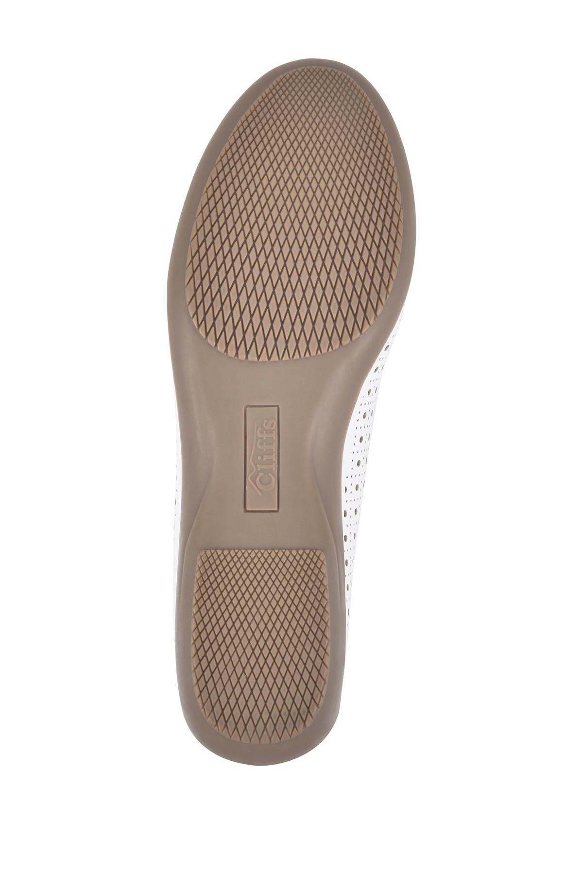 Cheryl Ballet Flat, Alternate, color, WHITE/BURNISHED/SMOOTH