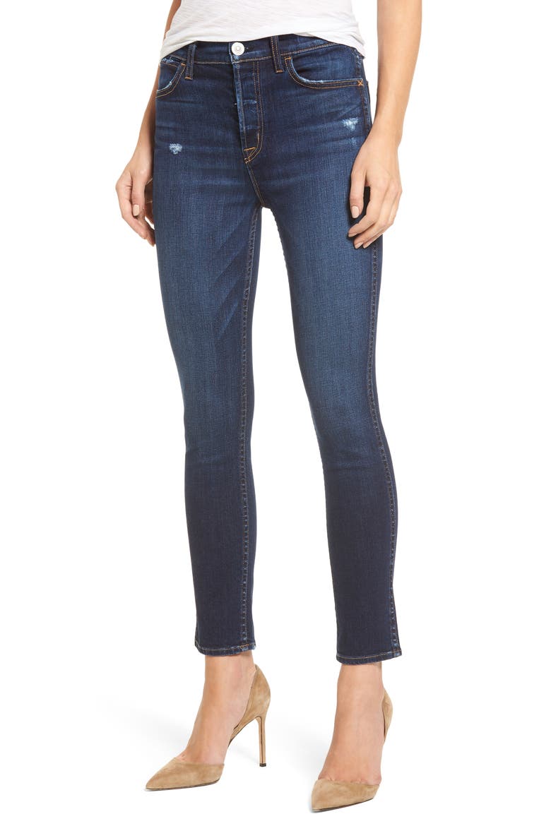 Holly High Waist Ankle Skinny Jeans, Main, color, CORRUPT