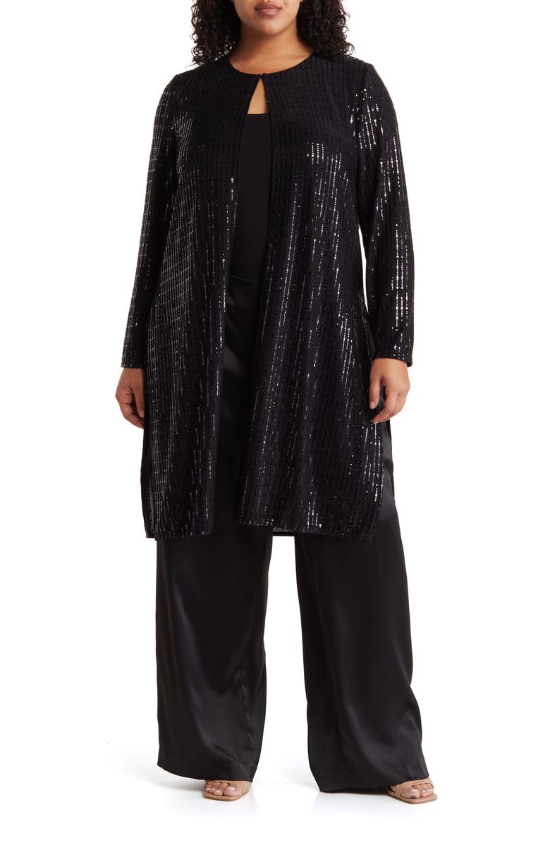 Anne Klein Linear Shine Duster, Main, color,