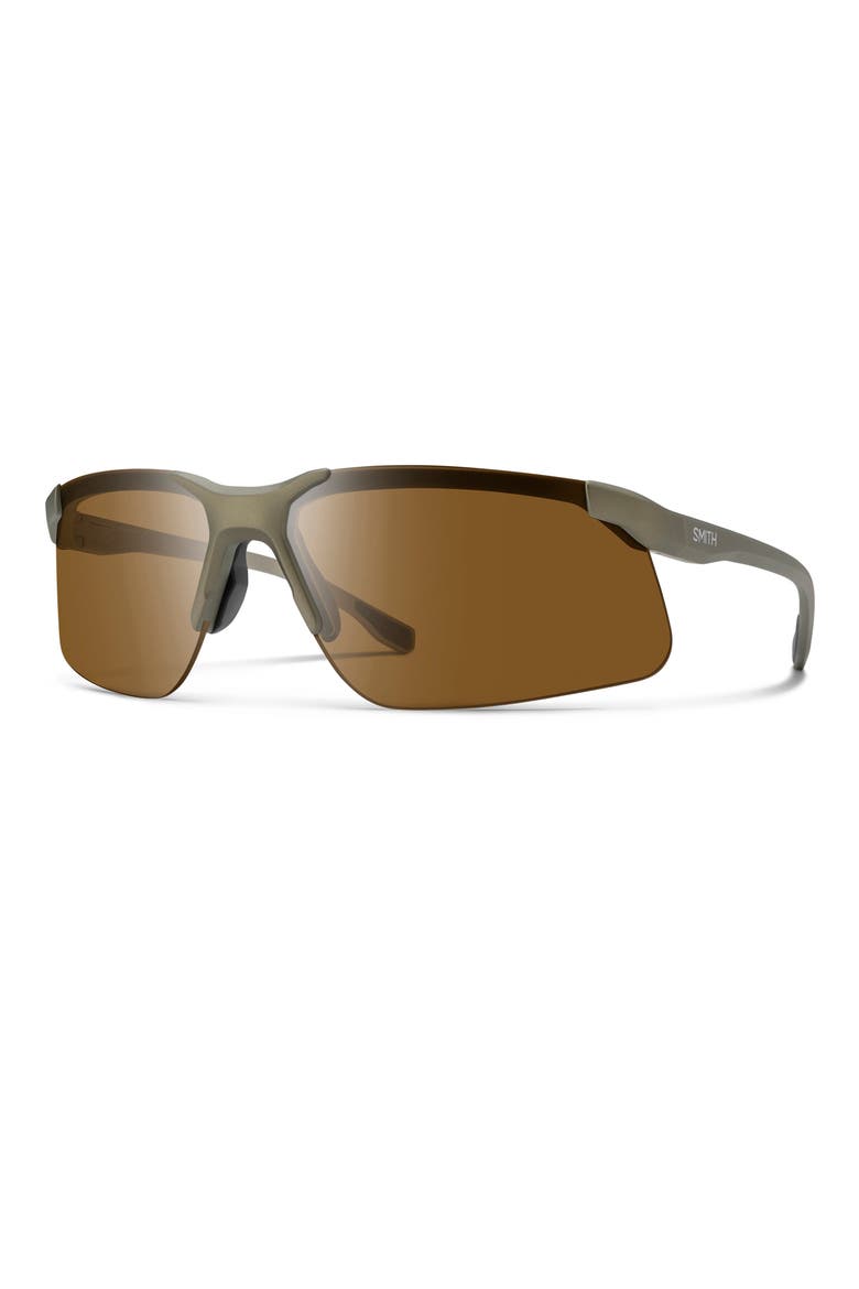Cipher 74mm Sunglasses, Alternate, color, MATTE OLIVE OIL / BROWN