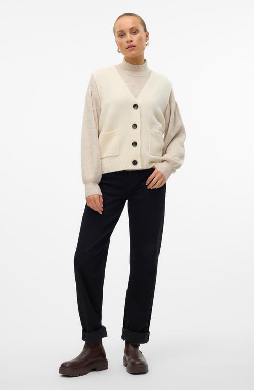 VERO MODA VERO MODA CLIO V-NECK BUTTON FRONT VEST 