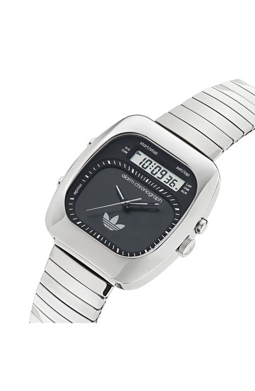 Adidas Originals Adidas Ao Style Chronograph Bracelet Watch, 37mm In Silver