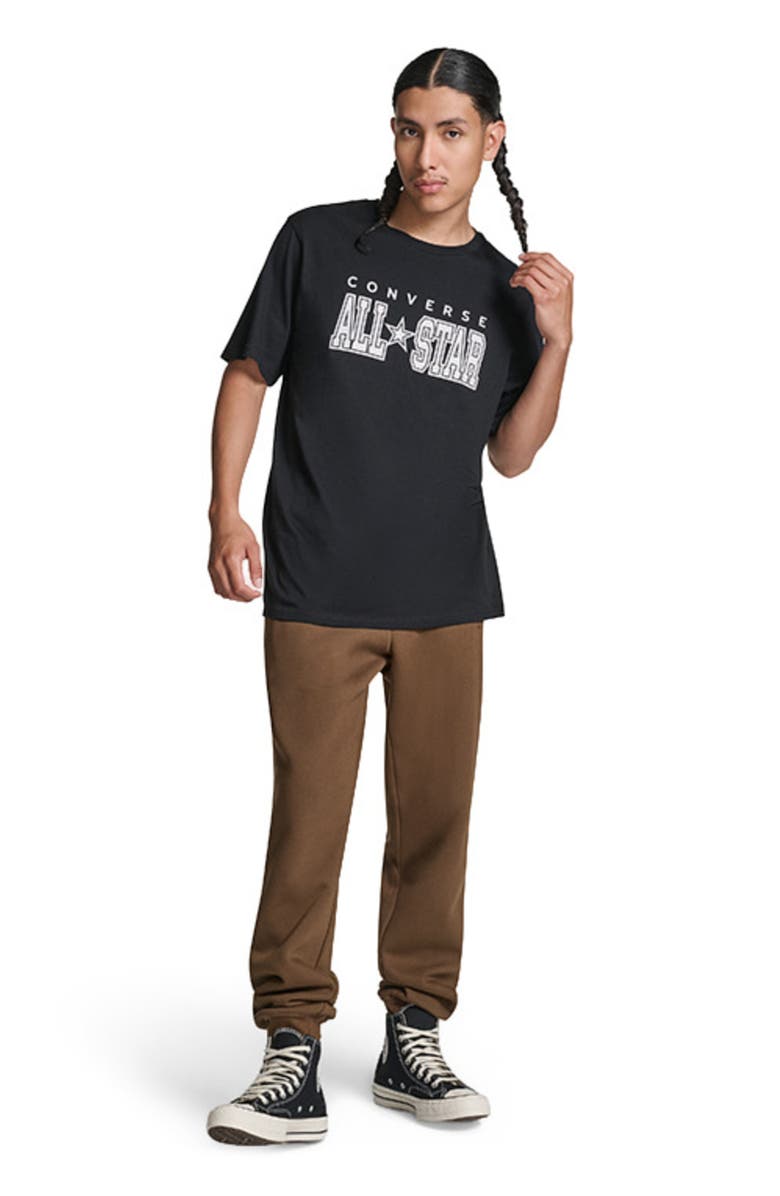 Converse All Star T-Shirt, Alternate, color, Converse Black