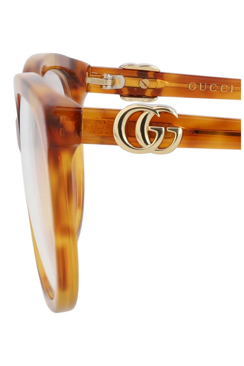 54mm Square Optical Glasses, Alternate, color, HAVANA HAVANA TRANSPARENT