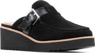 Donald Pliner Elvesa Leather Platform Wedge Mule