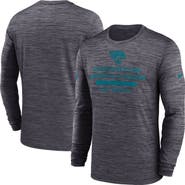 Nike Men's Nike Black Jacksonville Jaguars Sideline Velocity Performance Long Sleeve T-Shirt