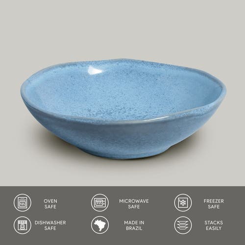 Porto Brasil Cereal Bowl Set Of 6 In Blue