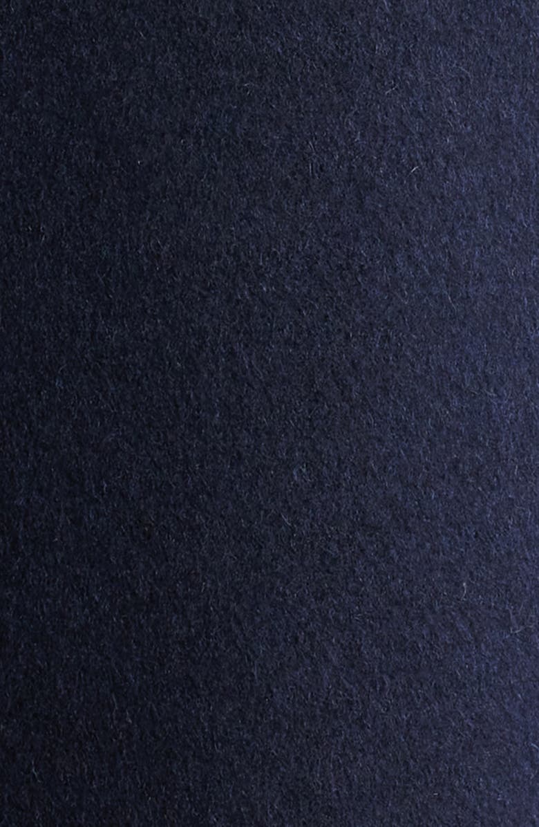 Sam Edelman Doubled Breasted Wool Blend Military Coat, Alternate, color, Navy