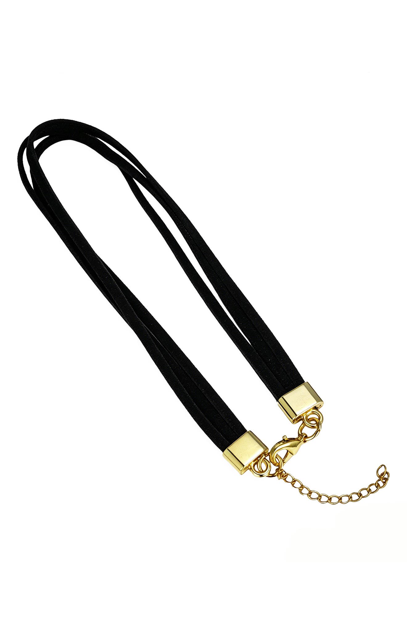 Velvet Multi-Strand Choker Necklace
