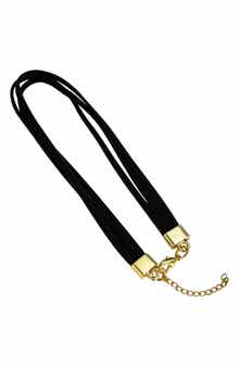 Velvet Multi-Strand Choker Necklace