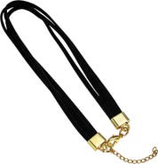 STEELTIME Velvet Multi-Strand Choker Necklace