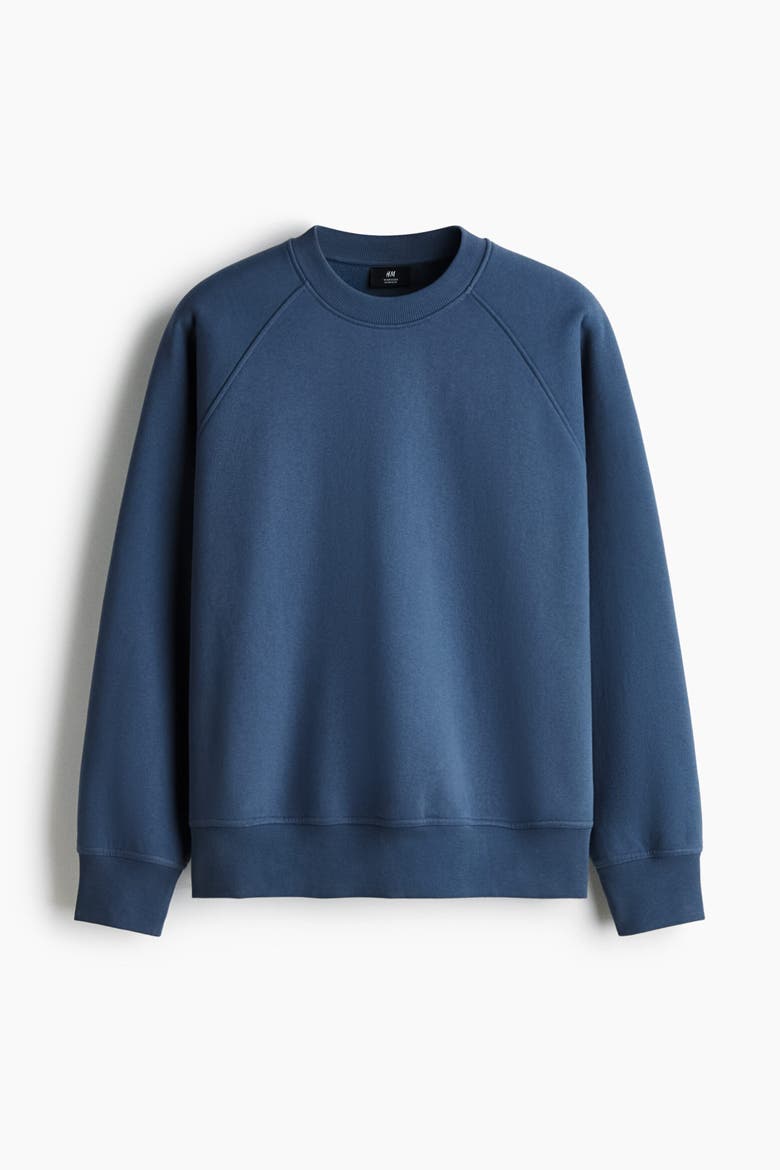Oversized Fit Sweatshirt, Alternate, color, Blue