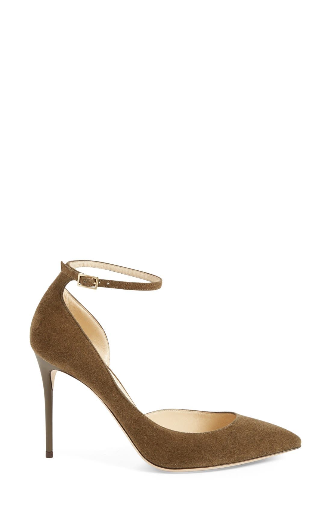 Jimmy Choo 'Lucy' Half d'Orsay Pointy Toe Pump, Alternate, color, 