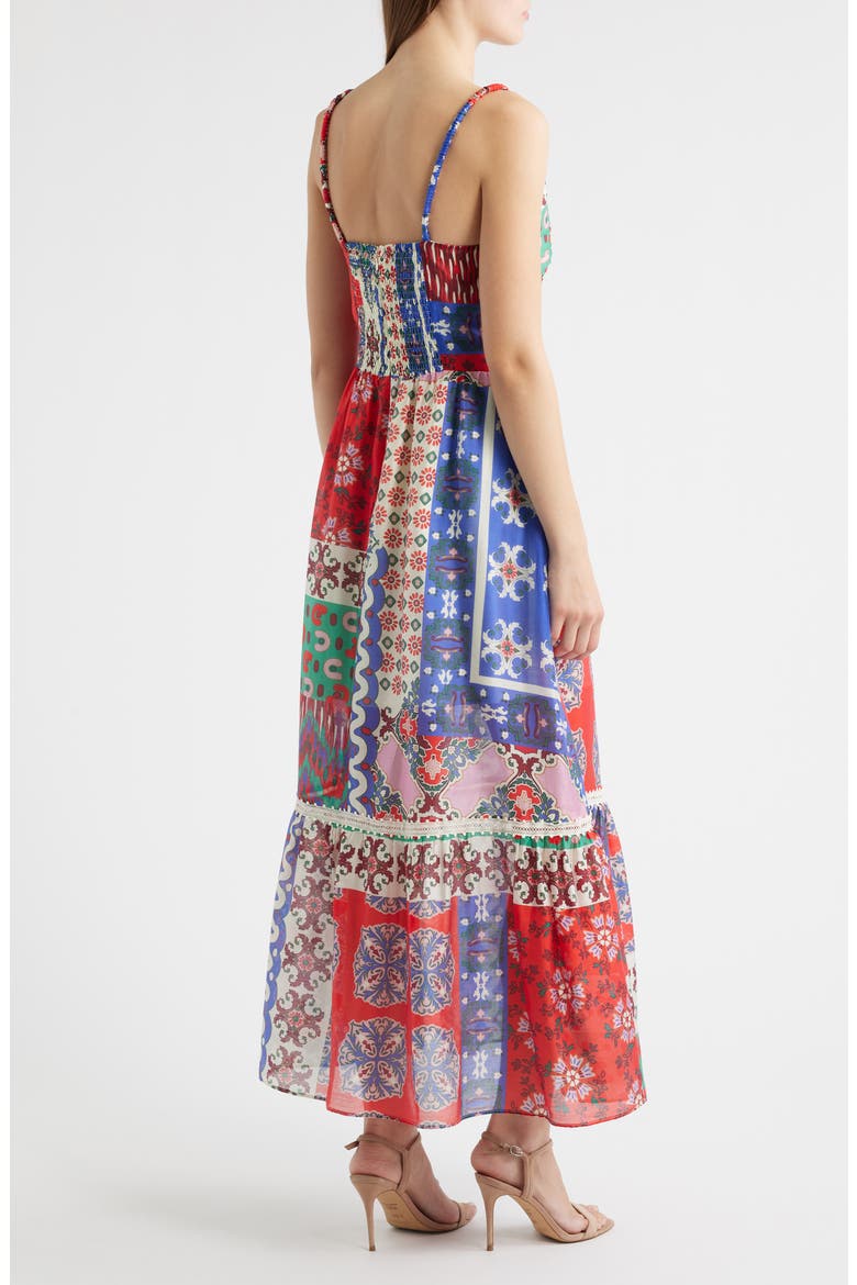 Dawn Maxi Dress, Alternate, color, RED MULTI