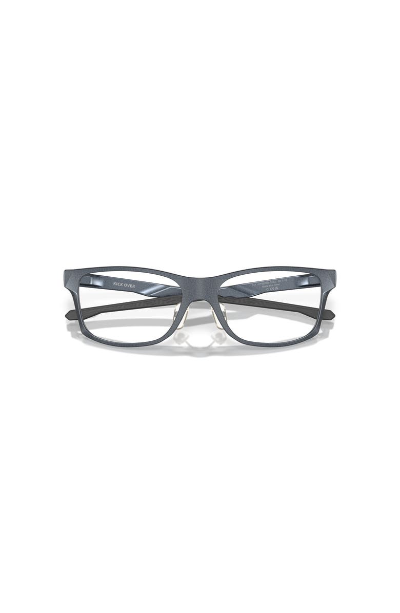Oakley 50mm Rectangle optical glasses, Alternate, color, Black
