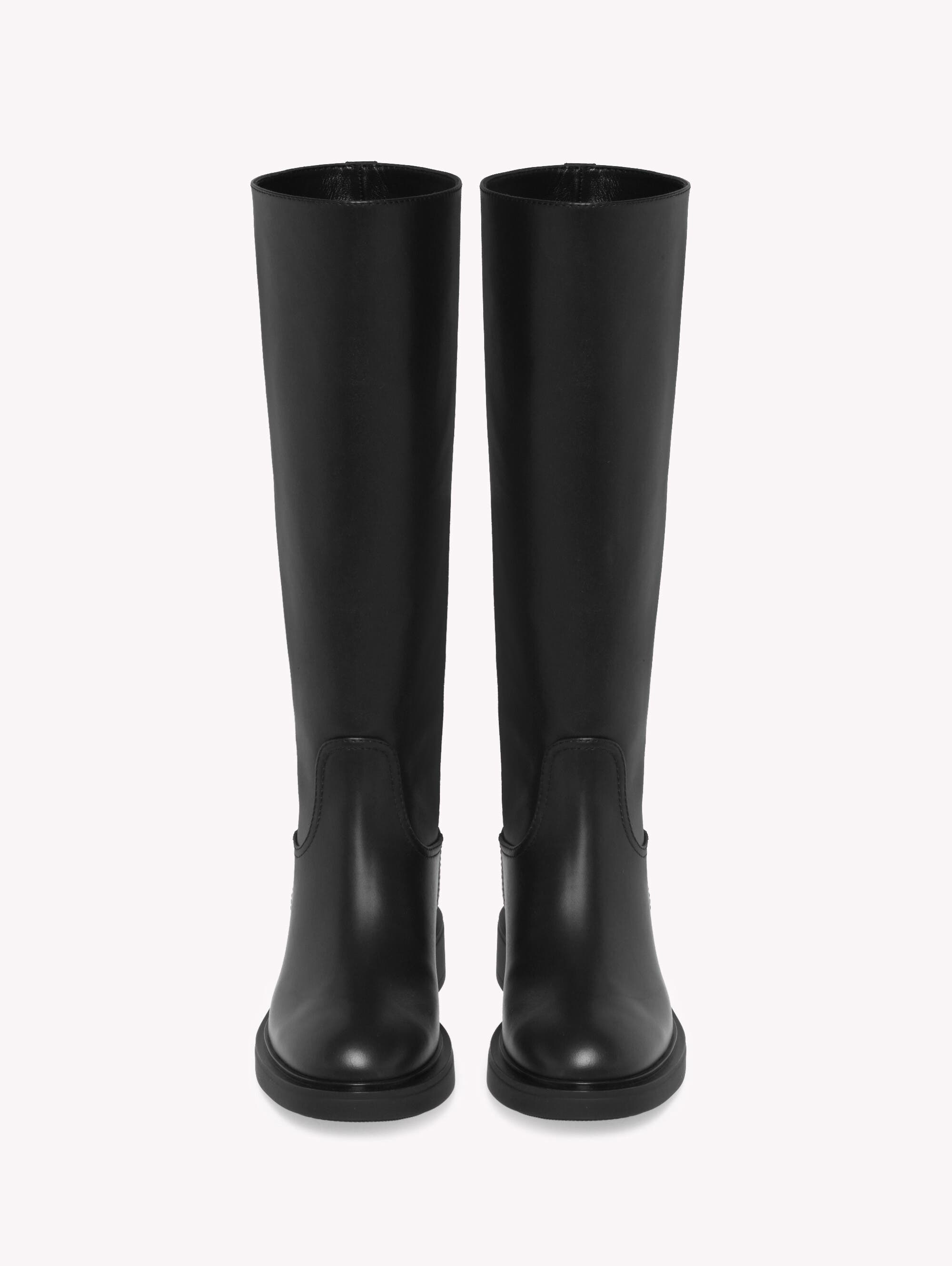 Ascott Boots, Alternate, color, Black Calf Leather