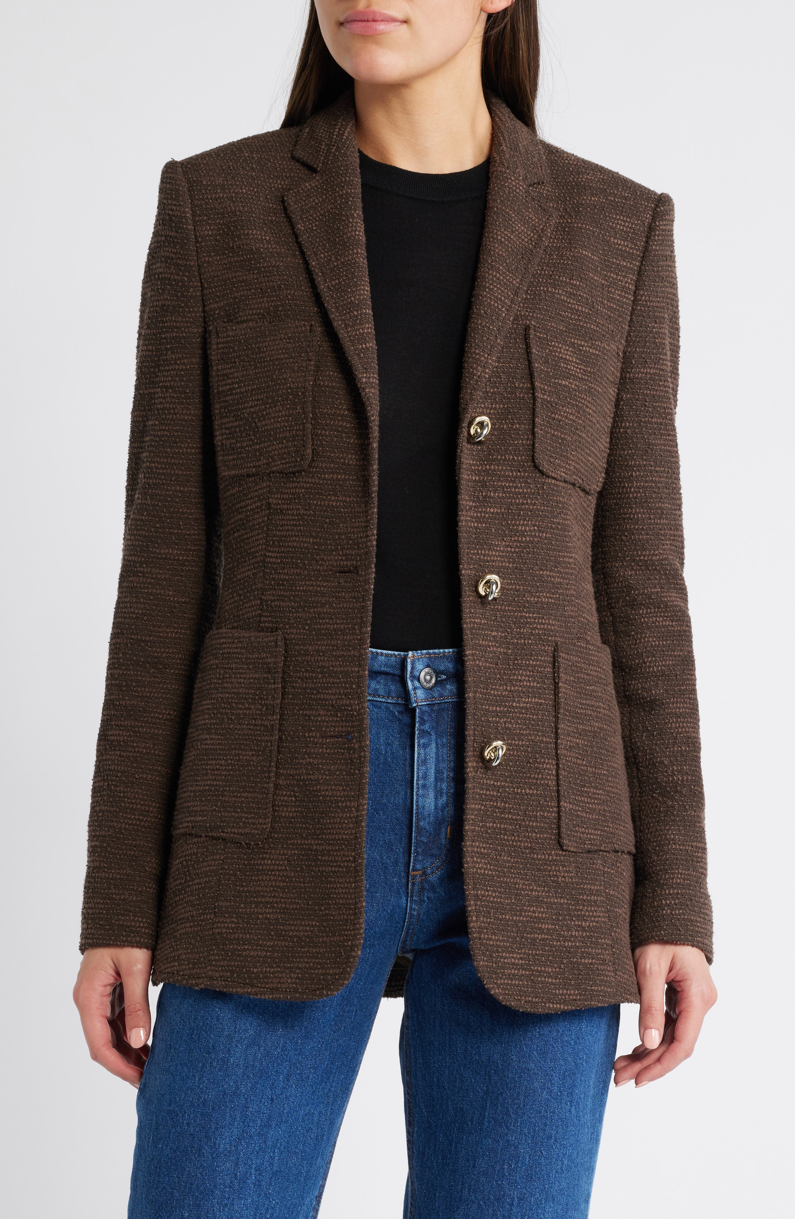 Jia Cotton Blend Blazer