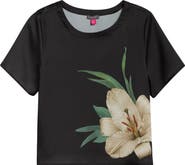 Vince Camuto Print Satin Top