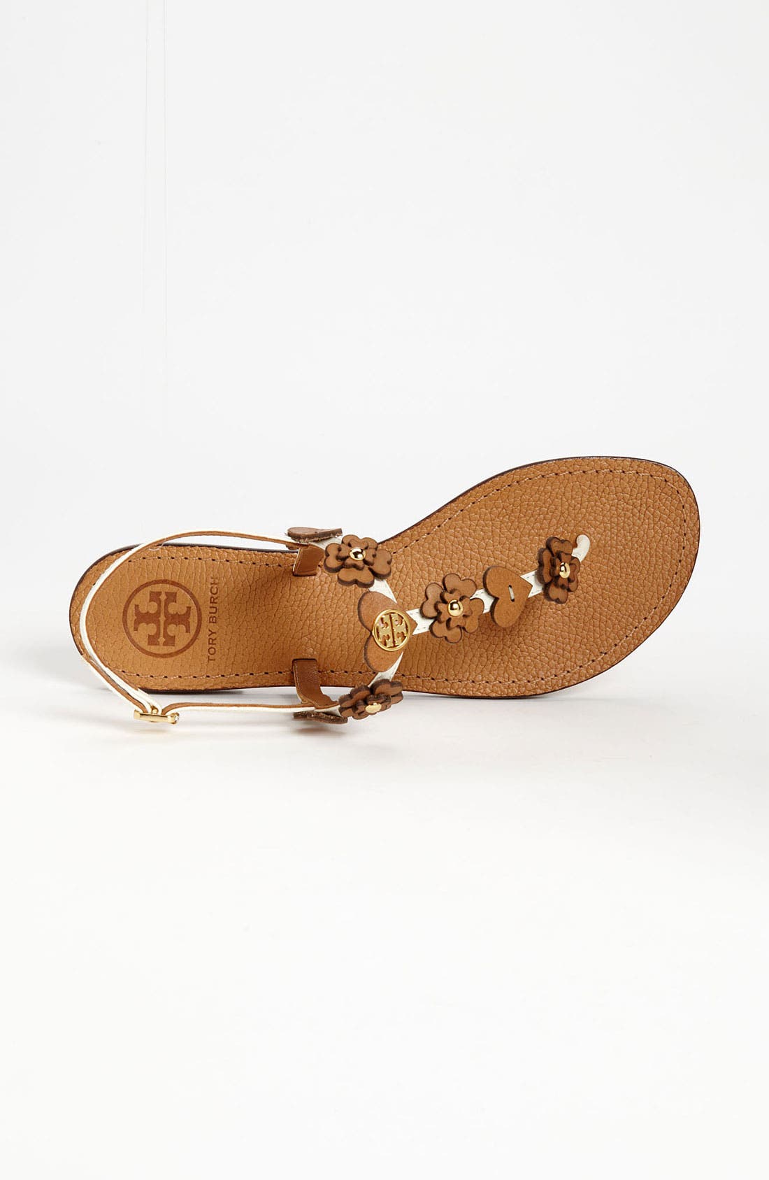 'Cori' Thong Sandal, Alternate, color, IVORY ROYAL TAN