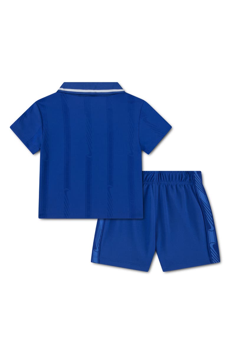 Nike Victory Lap Tricot Polo & Shorts Set, Alternate, color, Game Royal