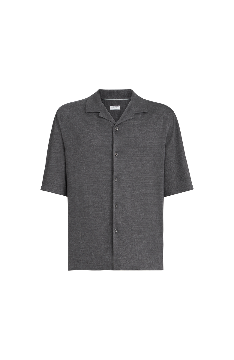 Brunello Cucinelli Jersey shirt, Main, color, Medium Grey