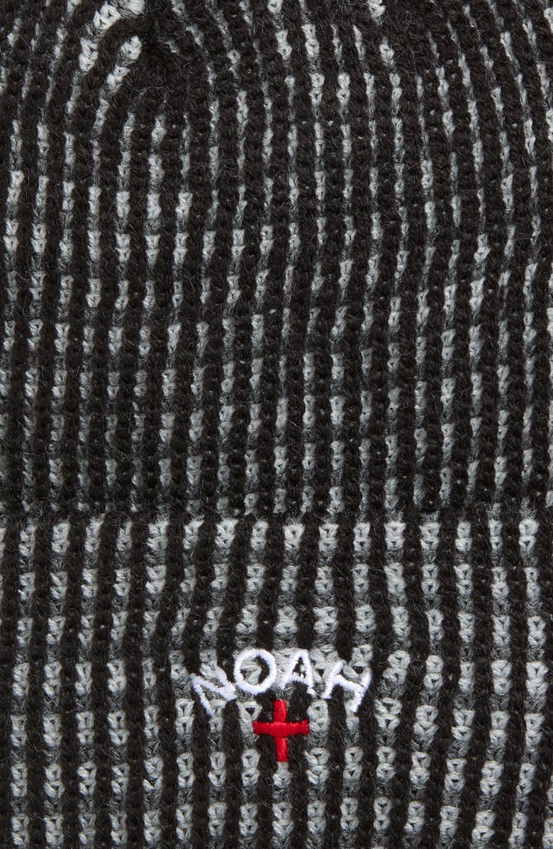 Noah Tri-Color Beanie, Alternate, color, Black/ Grey/ Dark Grey