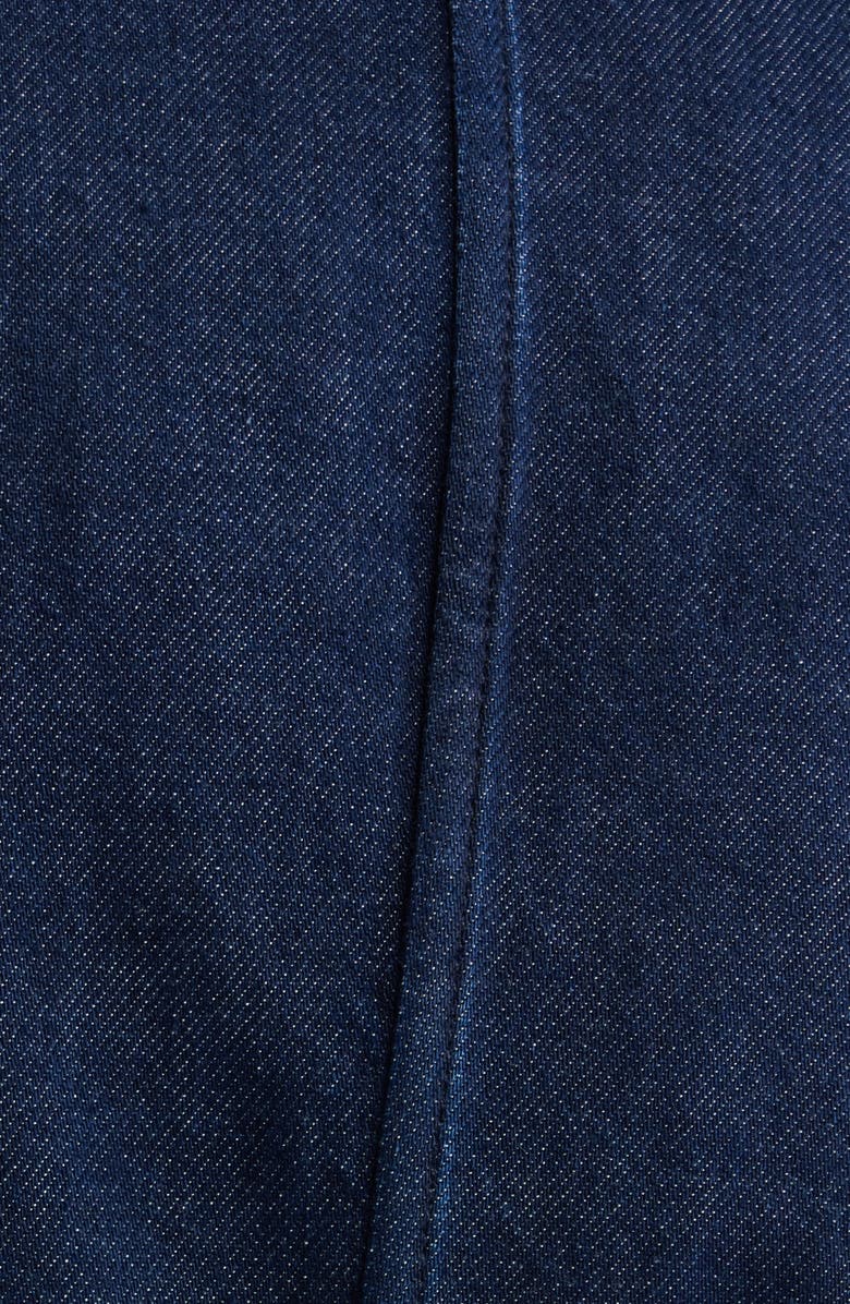 rag & bone Mandi Belted Denim Blazer, Alternate, color, Ocean Rinse