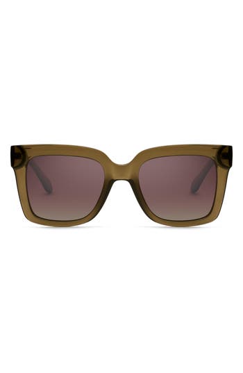 Quay Icy 52mm Gradient Square Sunglasses In Multi