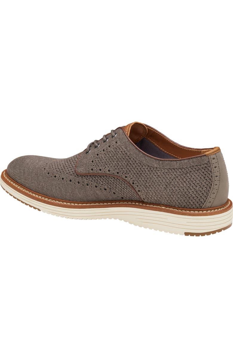 Johnston & Murphy Upton Knit Wingtip, Alternate, color, Gray