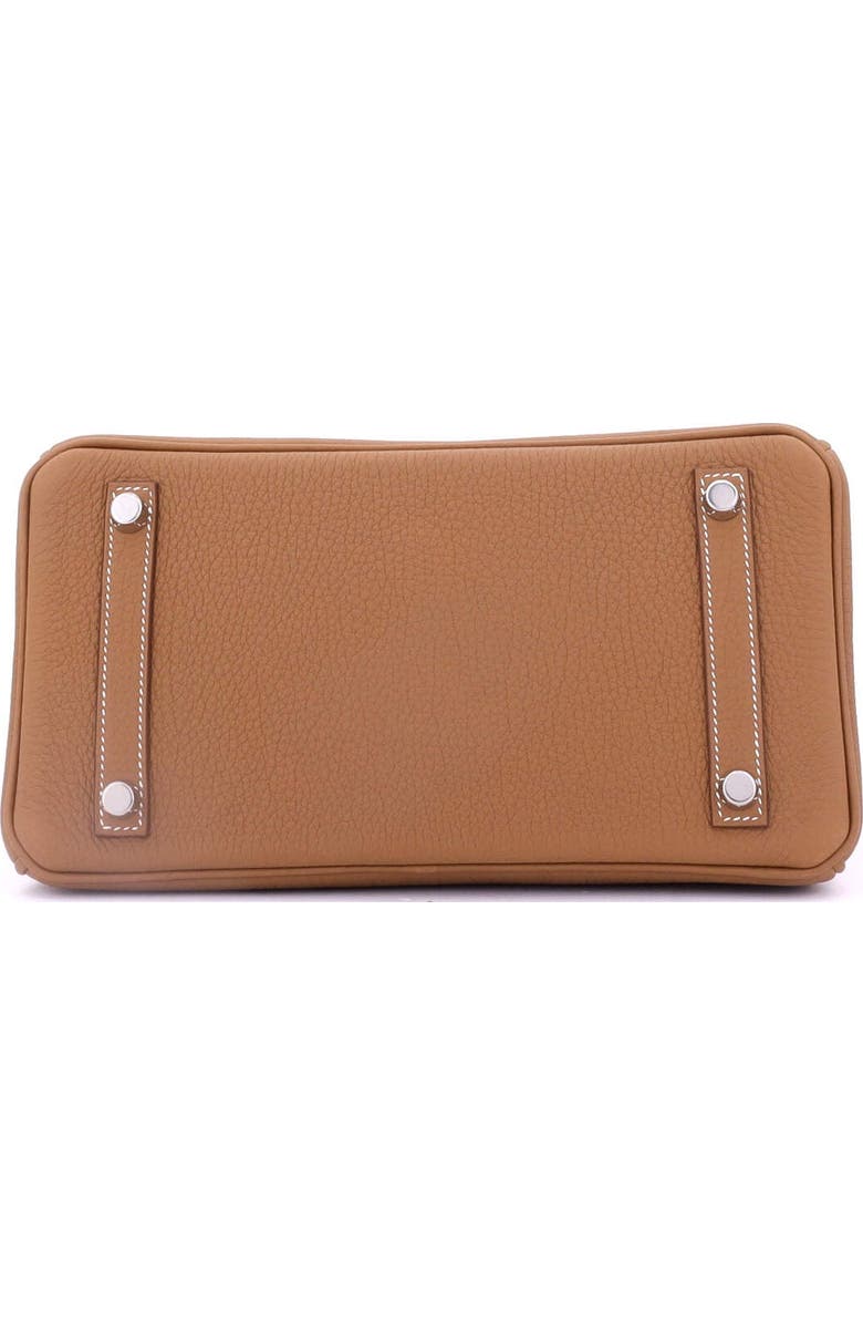 Pre-Owned Hermes Birkin Handbag Brown Togo with Palladium Hardware 25, Alternate, color,