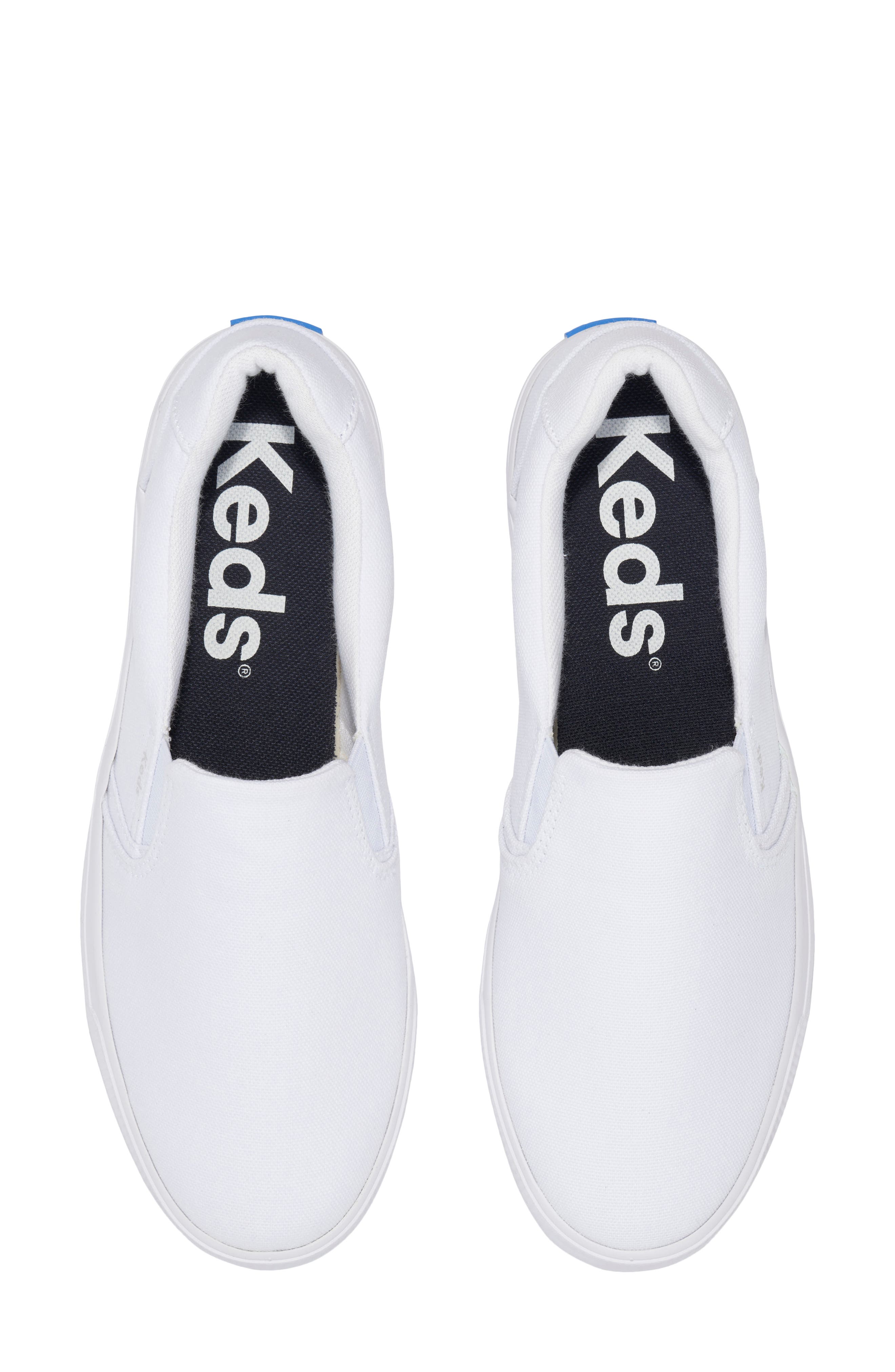 Keds<sup>®</sup> Pursuit Slip-On Sneaker, Alternate, color, White Canvas