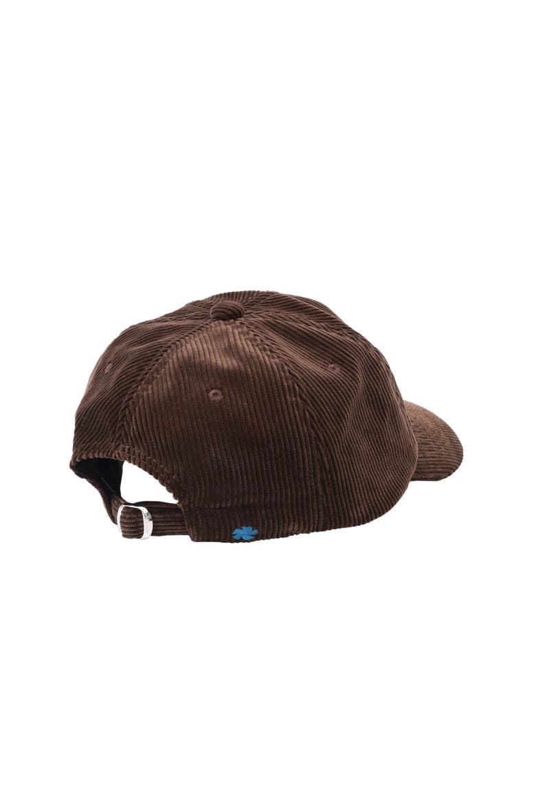 Corduroy Logo Cap, Alternate, color, Brown