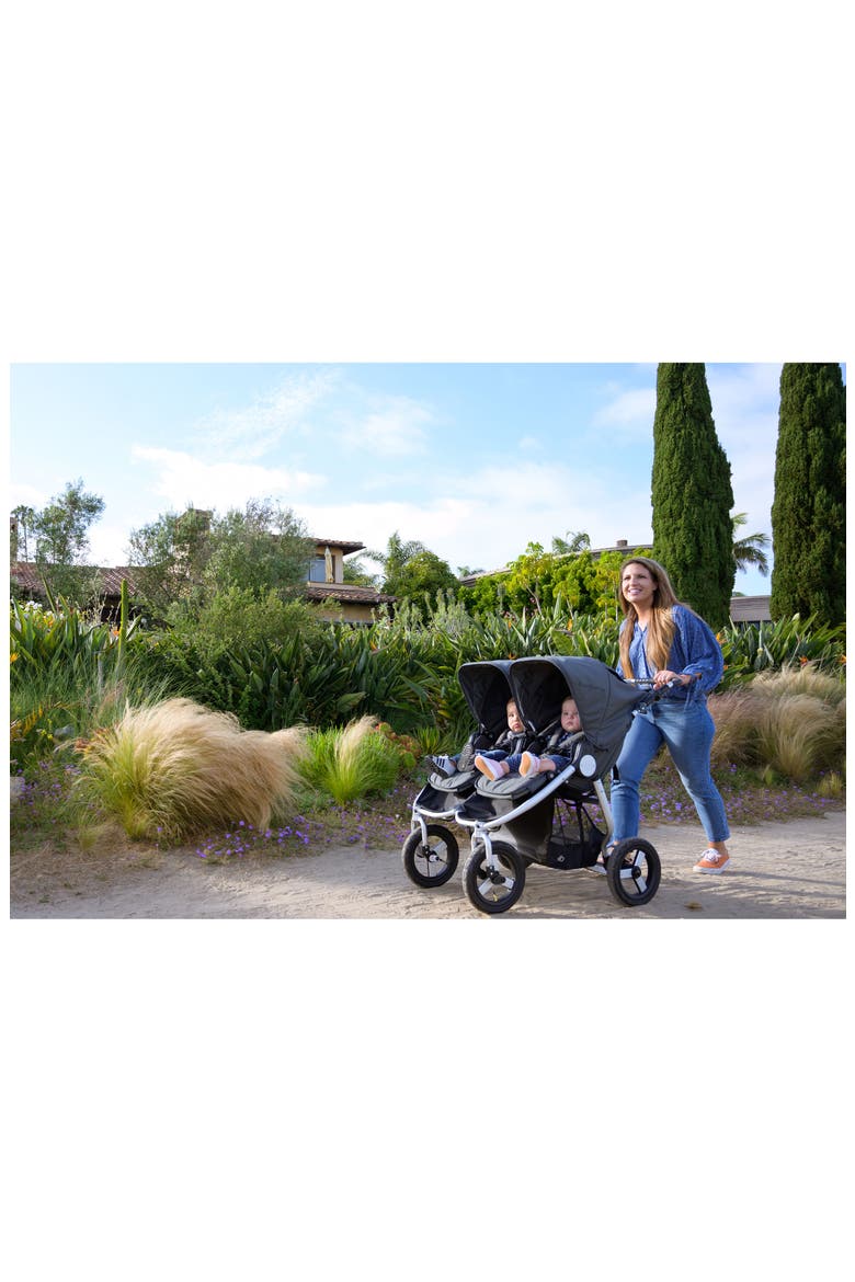 Indie Twin Double Stroller, Alternate, color, DAWN GREY