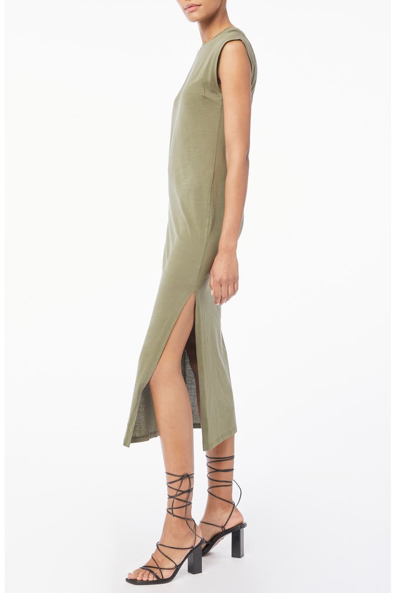 Le Muscle Organic Pima Cotton T-Shirt Dress, Alternate, color, MILITARY