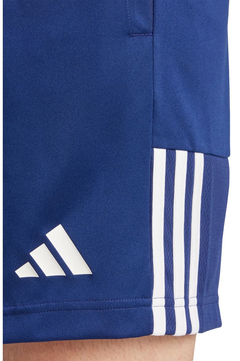 Sereno 3-Stripes AEROREADY Shorts, Alternate, color, DARK BLUE/ WHITE