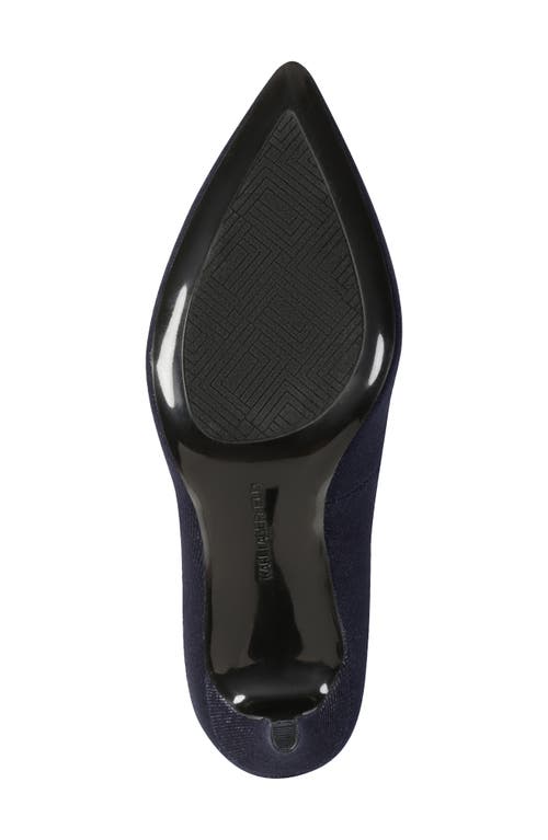 Karl Lagerfeld Paris Royale Sequin Pump In Blue