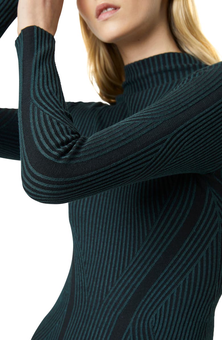 French Connection Simona Long Sleeve Rib Sweater Dress, Alternate, color,