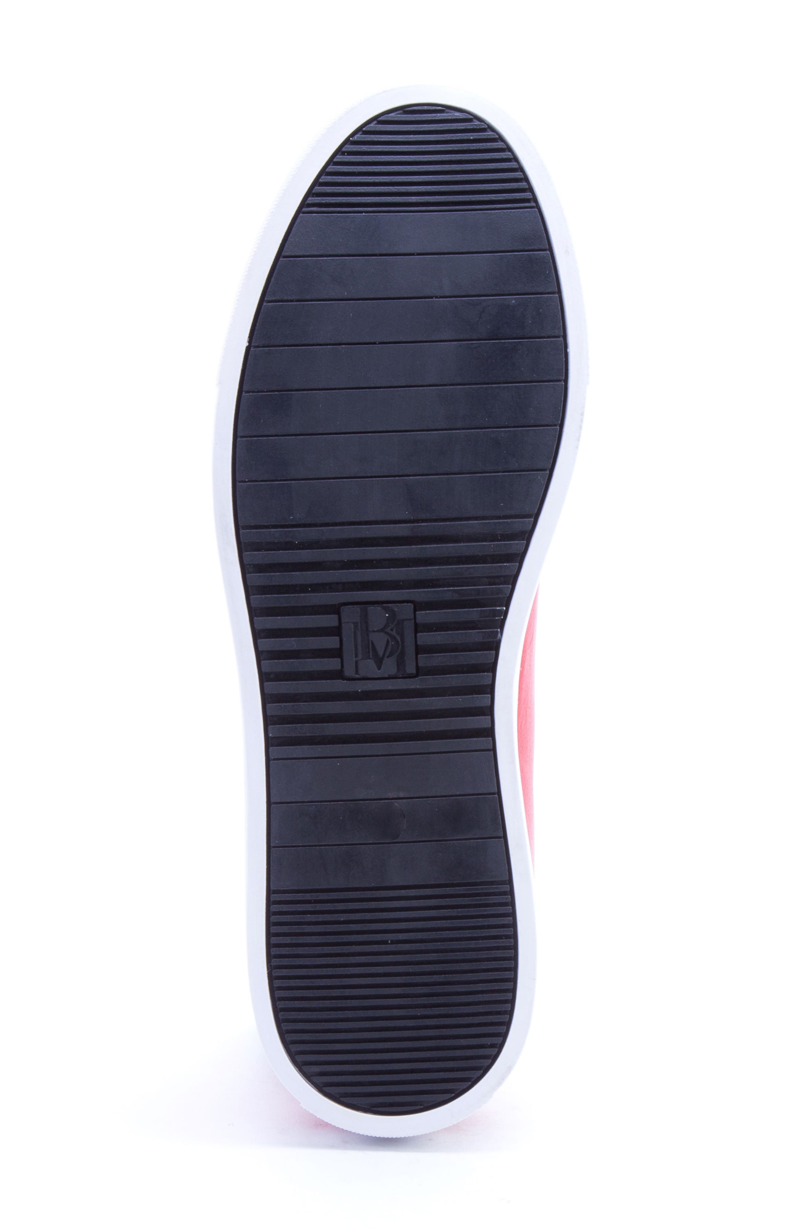 Badgley Mischka Sanders Sneaker, Alternate, color, RED LEATHER