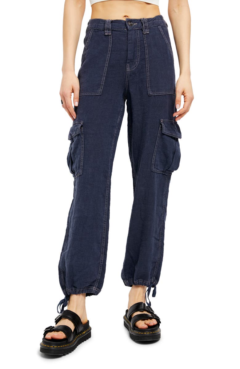 BDG Urban Outfitters Linen Skate Trousers, Main, color,