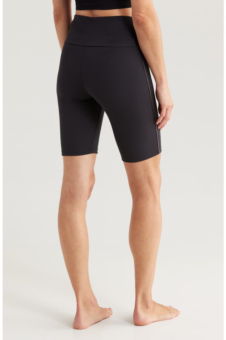 Harmony High Waist Bike Shorts, Alternate, color, BLACK